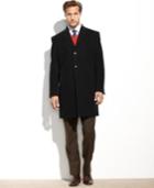 Tommy Hilfiger Barnes Cashmere-blend Overcoat Trim Fit