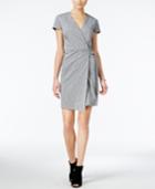 Bar Iii Short-sleeve Wrap Dress, Only At Macy's