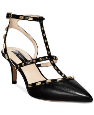 I.n.c. Carma Pointed Toe Studded Kitten Heel Pumps, Created For Macy's Women's Shoes