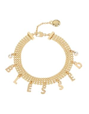 Bcbgeneration 'blessed' Affirmation Charm Mesh Bracelet