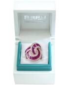 Effy Limited Edition Rosa Ruby (5-1/8 Ct. T.w.) And Diamond (1-3/8 Ct. T.w.) Ring In 14k Rose Gold