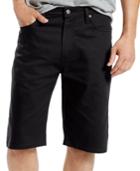Levi's Men's 569 Loose-fit Black Dell Shorts