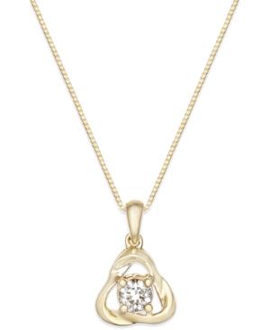 Diamond Pendant Necklace (1/4 Ct. T.w.) In 14k Gold