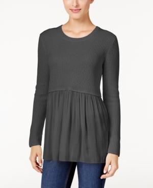 Style & Co. Peplum-hem Top, Only At Macy's