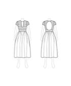 Customize: Switch To Midi Length - Fame And Partners Midi-length Cap-sleeve Lace Dress