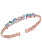 Danori Crystal & Stone Cuff Bracelet, Created For Macy's