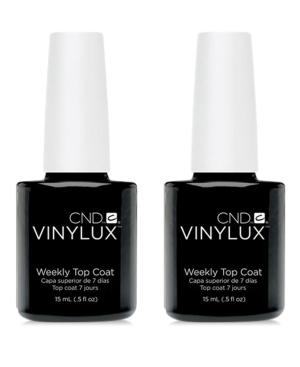 Creative Nail Design Vinylux Weekly Top Coat Duo (two Items), 0.5-oz, From Purebeauty Salon & Spa