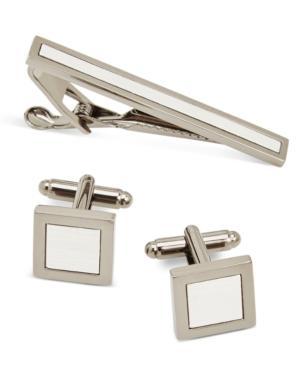 Novel Idea Men's Tie Bar & Cuff Links Set