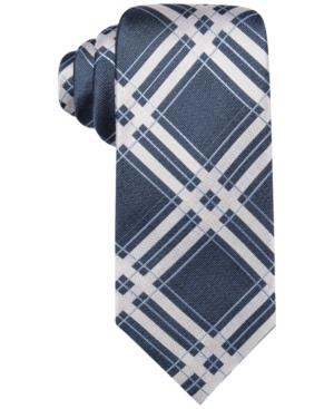 Ryan Seacrest Distinction Men's Bedford Slim Grid Tie, Only At Macy's