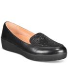 Fitflop Crystal Platform Loafers Women's Shoes