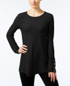 Alfani Ribbed Swing Sweater, Only At Macy's