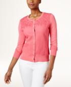 Charter Club Lace Cardigan, Created For Macy's