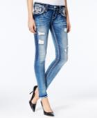 Rock Revival Stacey Ripped Medium Blue Wash Skinny Jeans