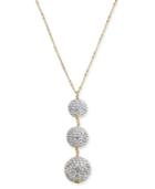 Kate Spade New York Two-tone Pave Orb Lariat Necklace, 30 + 3 Extender