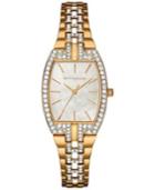 Wittnauer Women's Sophie Crystal Accent Gold-tone Stainless Steel Bracelet Watch 38x25mm Wn4017