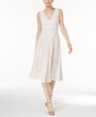 Vince Camuto V-neck Lace Dress