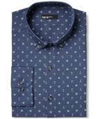 Bar Iii Slim-fit Maritime Print Dress Shirt, Only At Macy's