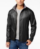 Point Zero Men's Reversible Stand-collar Weatherproof Jacket