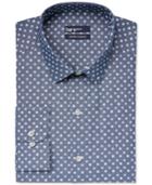 Bar Iii Carnaby Collection Slim-fit Snowflake Print Dress Shirt, Only At Macy's