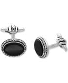 Effy Men's Onyx (14 X 11mm) Cufflinks In Sterling Silver