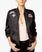 Material Girl Patch Bomber Jacket, Only At Macy's