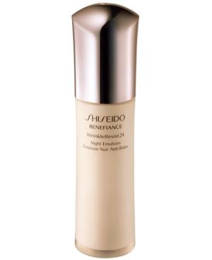 Shiseido Benefiance Wrinkleresist24 Night Emulsion, 2.5 Oz