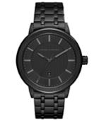 Ax Armani Exchange Men's Maddox Black Stainless Steel Bracelet Watch 46mm