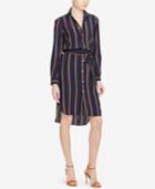 Polo Ralph Lauren Silk Striped Shirtdress