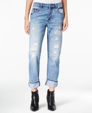 William Rast Slouchy Ripped Infinity Wash Boyfriend Jeans
