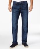Tommy Hilfiger Men's Drake Relaxed-fit Dark Blue Wash Jeans