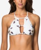 O'neill Bianca Printed High-neck Open-front Bikini Top Women's Swimsuit