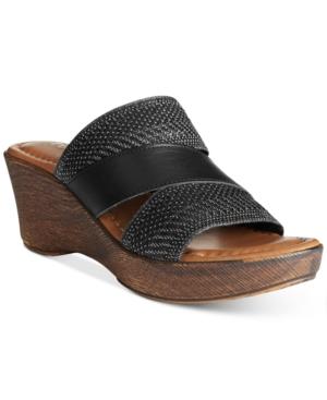 Tuscany By Easy Street Positano Wedge Sandals Women's Shoes