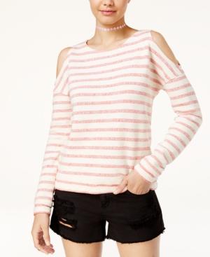 Roxy Juniors' Cotton High Sun Cold-shoulder Top