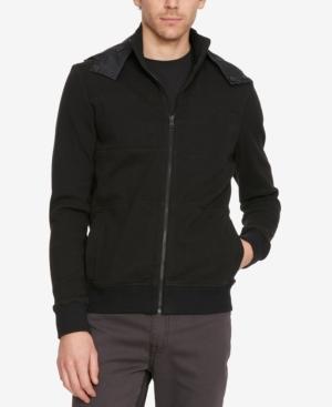 Kenneth Cole New York Men's Full-zip Mock-collar Hoodie