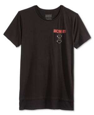 Guess Men's Off The Grid Longline Graphic-print T-shirt