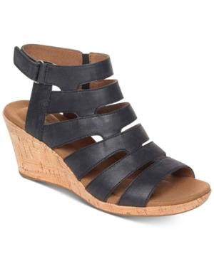 Rockport Briah Banded Sling Wedge Sandals Women's Shoes