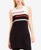 Vince Camuto Sleeveless Colorblocked Tunic Sweater