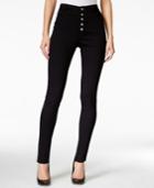 Nanette By Nanette Lepore Ludlow Skinny Black Overdye Wash Jeans