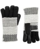 Isotoner Signature Striped Knit Touchscreen Gloves
