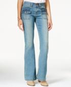 American Rag Double-button Flare-leg Blair Wash Jeans, Only At Macy's
