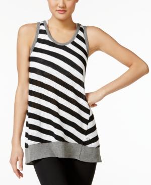 Calvin Klein Performance Striped Sleeveless Tunic