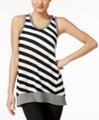 Calvin Klein Performance Striped Sleeveless Tunic
