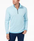 Tommy Bahama Men's Sea Glass Quarter-zip Sweater