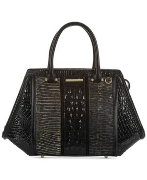 Brahmin Arden Graphite Boreal Satchel