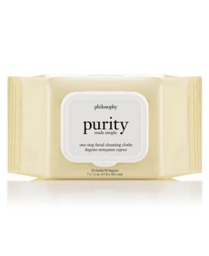 Philosophy Purity Made Simple One-step Facial Cleansing Cloths, 30-pc.