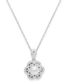Cultured Freshwater Pearl (8mm) And Diamond (1/10 Ct. T.w.) Pendant Necklace In Sterling Silver