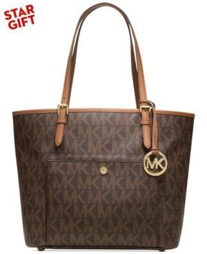 Michael Michael Kors Jet Set Large Snap Pocket Tote