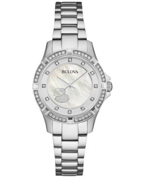Bulova Women's Stainless Steel Bracelet Watch 30mm 96l226