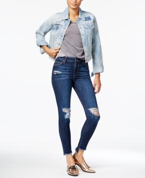 Joe's The Charlie Ankle Rosario Wash Ripped Skinny Jeans