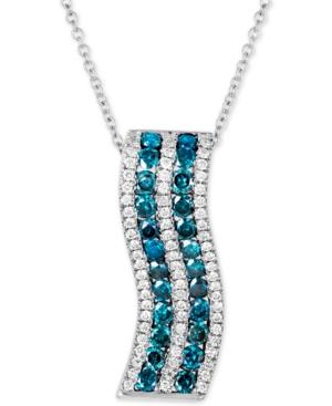 Le Vian Exotics Diamond Pendant Necklace (1-1/10 Ct. Tw.) In 14k White Gold